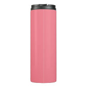 Mädchen mit rosa Kleid Thermosbecher (Rückseite)