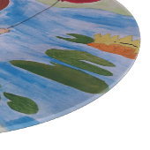 Mädchen mit rotem Ballon Schneidebrett (Ecke)