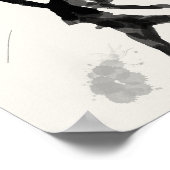 Mädchen mit rotem Dachschildkröte Poster (Ecke)