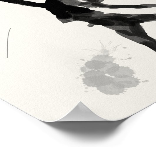 Mädchen mit rotem Dachschildkröte Poster (Ecke)