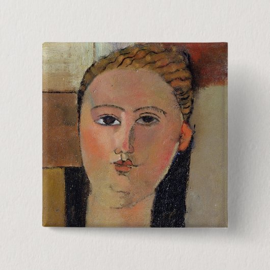 Mädchen mit rotem Haar, 1915 Button (Vorderseite)