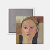 Mädchen mit rotem Haar, 1915 Magnet (Vorderseite/Rückseite)