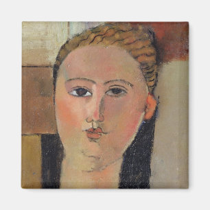 Mädchen mit rotem Haar, 1915 Magnet