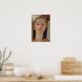 Mädchen mit rotem Haar, 1915 Poster (Küche)