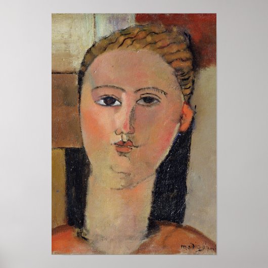 Mädchen mit rotem Haar, 1915 Poster (Vorne)