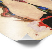 Mädchen mit Roten Gartern | Egon Schiele | Fotodruck (Ecke)