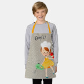 Mädchen mit roten Haaren Schürze (Getragen)