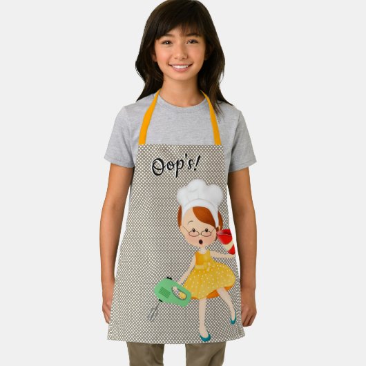 Mädchen mit roten Haaren Schürze (Insitu)