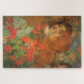 Mädchen mit roten Pfoten (von George Henry) Puzzle (Horizontal)