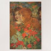 Mädchen mit roten Pfoten (von George Henry) Puzzle (Vertikal)