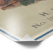 Mädchen mit Schirm von Kittens Ephemera Foto Print (Ecke)