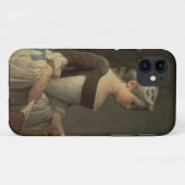 Mädchen mit Schläger und Shuttlecock Case-Mate iPhone Hülle (Rückseite (Horizontal))