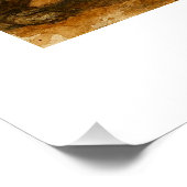 Mädchen mit Schlagholz,  Poster (Ecke)