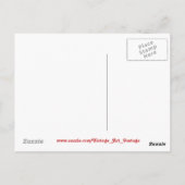 Mädchen mit Schlapphut Postkarte (Rückseite)