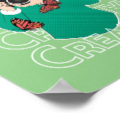 Mädchen mit Schmetterlingen Poster (Ecke)