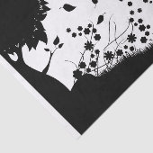 Mädchen mit Schmetterlingen Seidenpapier (Ausschnitt)