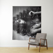 Mädchen mit Schmuck Wandteppich (Beispiel)