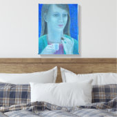 Mädchen mit Schokolade 2011 Leinwanddruck (Insitu (Schlafzimmer))