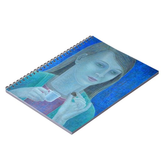 Mädchen mit Schokolade 2011 Notizblock (Linke Seite)