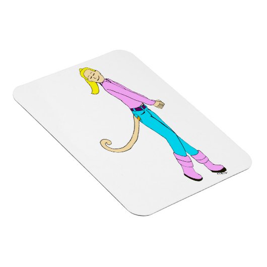 Mädchen mit Schwanz Magnet (Rechte Seite)