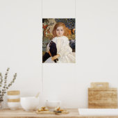 Mädchen mit schwarzer Katze, John Duncan Poster (Küche)