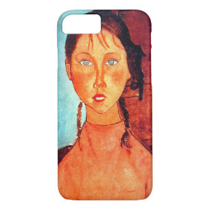 Mädchen mit Schweinen, Modigliani Case-Mate iPhone Hülle