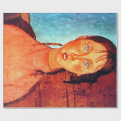 Mädchen mit Schweinen, Modigliani Geschenkpapier (Flach)