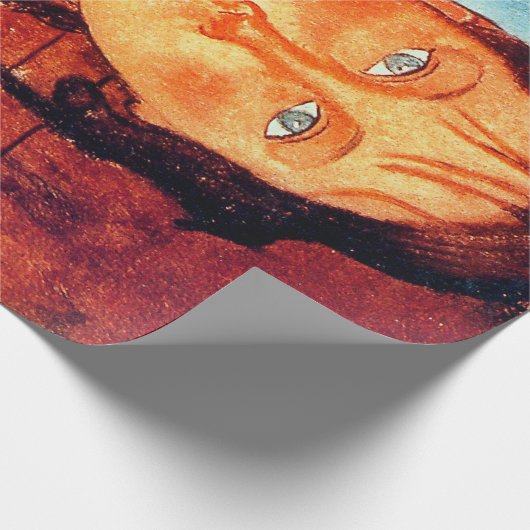 Mädchen mit Schweinen, Modigliani Geschenkpapier (Ecke)