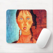 Mädchen mit Schweinen, Modigliani Mousepad (Mit Mouse)