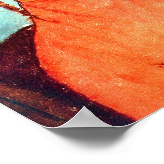 Mädchen mit Schweinen, Modigliani Poster (Ecke)