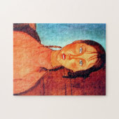 Mädchen mit Schweinen, Modigliani Puzzle (Horizontal)