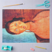 Mädchen mit Schweinen, Modigliani Seidenpapier (Basteln)