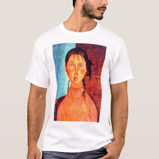 Mädchen mit Schweinen, Modigliani T-Shirt (Vorderseite)