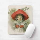 Mädchen mit Snowballs Mousepad (Mit Mouse)