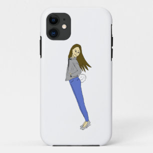 Mädchen mit sonnigen Schwänzen Case-Mate iPhone Hülle