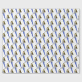 Mädchen mit sonnigen Schwänzen Geschenkpapier (Flach)