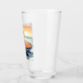 Mädchen mit Sportwagen Glas (Links)