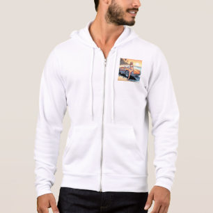 Mädchen mit Sportwagen Hoodie
