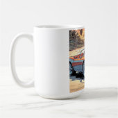 Mädchen mit Sportwagen Kaffeetasse (Links)