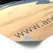 Mädchen mit Sportwagen Poster (Ecke)