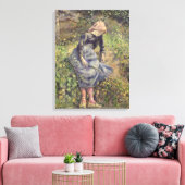 Mädchen mit Stick, 1881 Leinwanddruck (Insitu (Wohnzimmer))