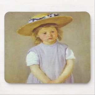 Mädchen mit Strohhut, Mary Cassatt Mauspad