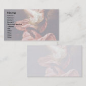 Mädchen mit Tambourine von Rode Bernhard Visitenkarte (Vorne/Hinten)