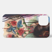 Mädchen mit Tattoos iPhone Case Hülle (Rückseite (Horizontal))