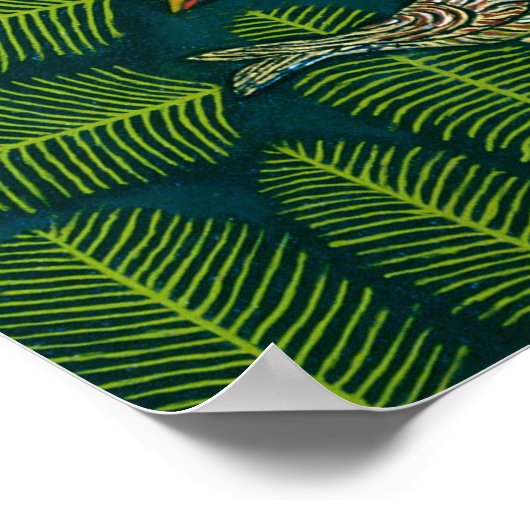 Mädchen mit Tauben | Morris Hirshfield | Poster (Ecke)