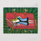 Mädchen mit Tauben | Morris Hirshfield | Postkarte (Vorderseite)