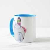 Mädchen mit Tee-Tasse Tasse (Vorderseite Links)