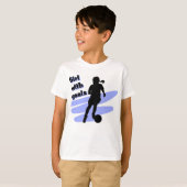Mädchen mit Tor T - Shirt (Vorne ganz)