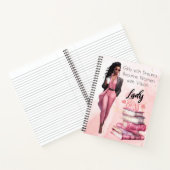 Mädchen mit Träumen Frau mit Vision Notizblock (Innenseite)