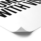 Mädchen mit Träumen werden zu Frauen mit Sehvermög Poster (Ecke)